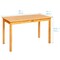 24in x 48in Rectangular Hardwood Table with 28in Legs and Four 16in Chairs, Kids Furniture